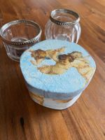 Handgemachte Box mit Engel (Serviettentechnik)