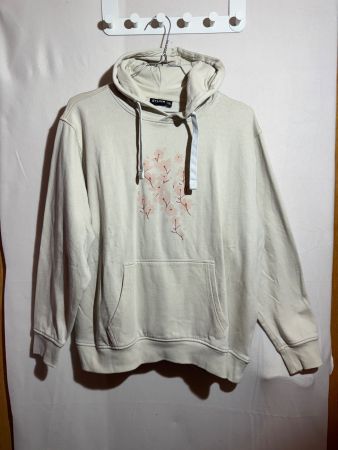 Weisser Kapuzen Pullover von Atrium Gr. XXL