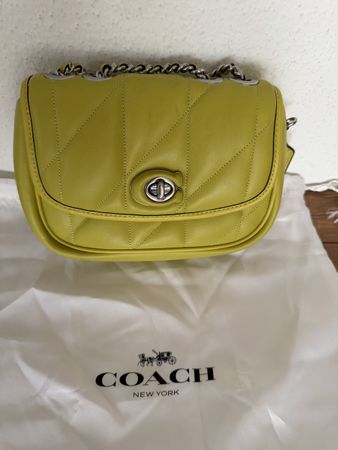 Coach Pillow Madison Shoulder Bag Bright Green