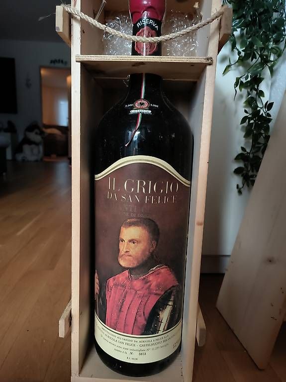 Vino: 5L Chianti Classico Riserva 1980 -  Nr.5073 mit Holzkiste – Usato da Elgg venduto da Leon0202 4