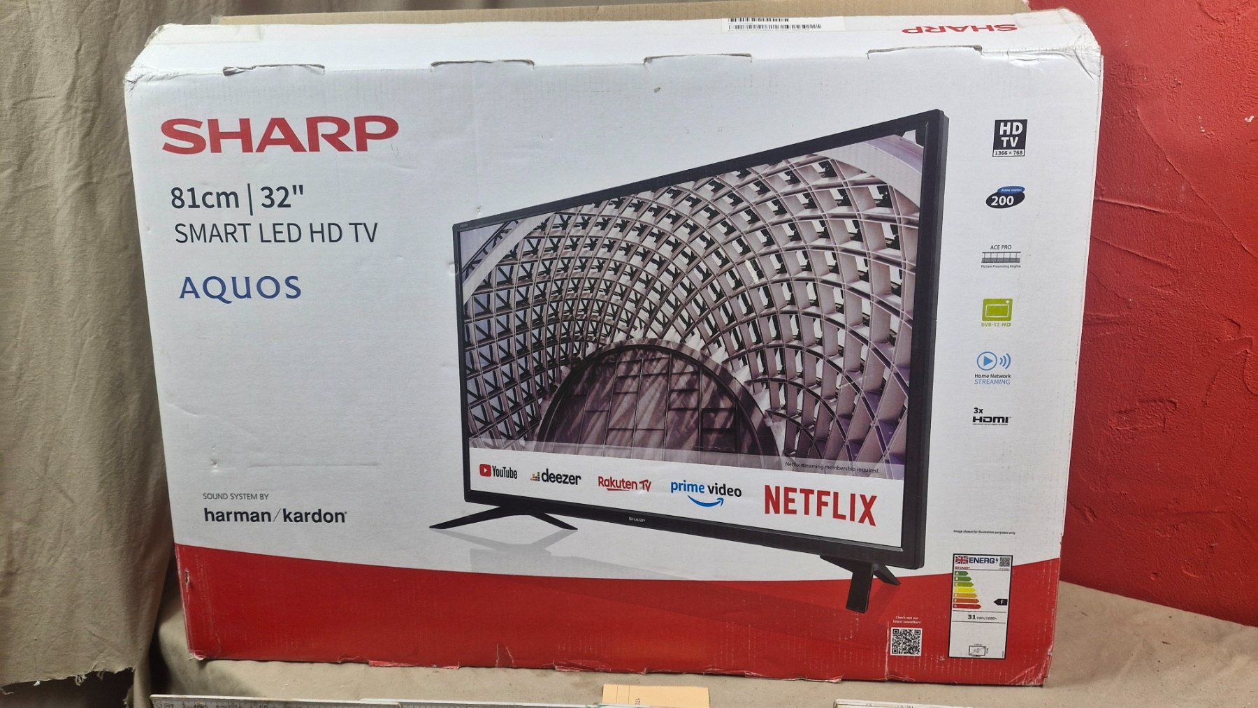 Fernseher: Fernseher Sharp 32BC2E 32 Zoll (173) – Gebraucht aus Dorf von Miner-supply 8