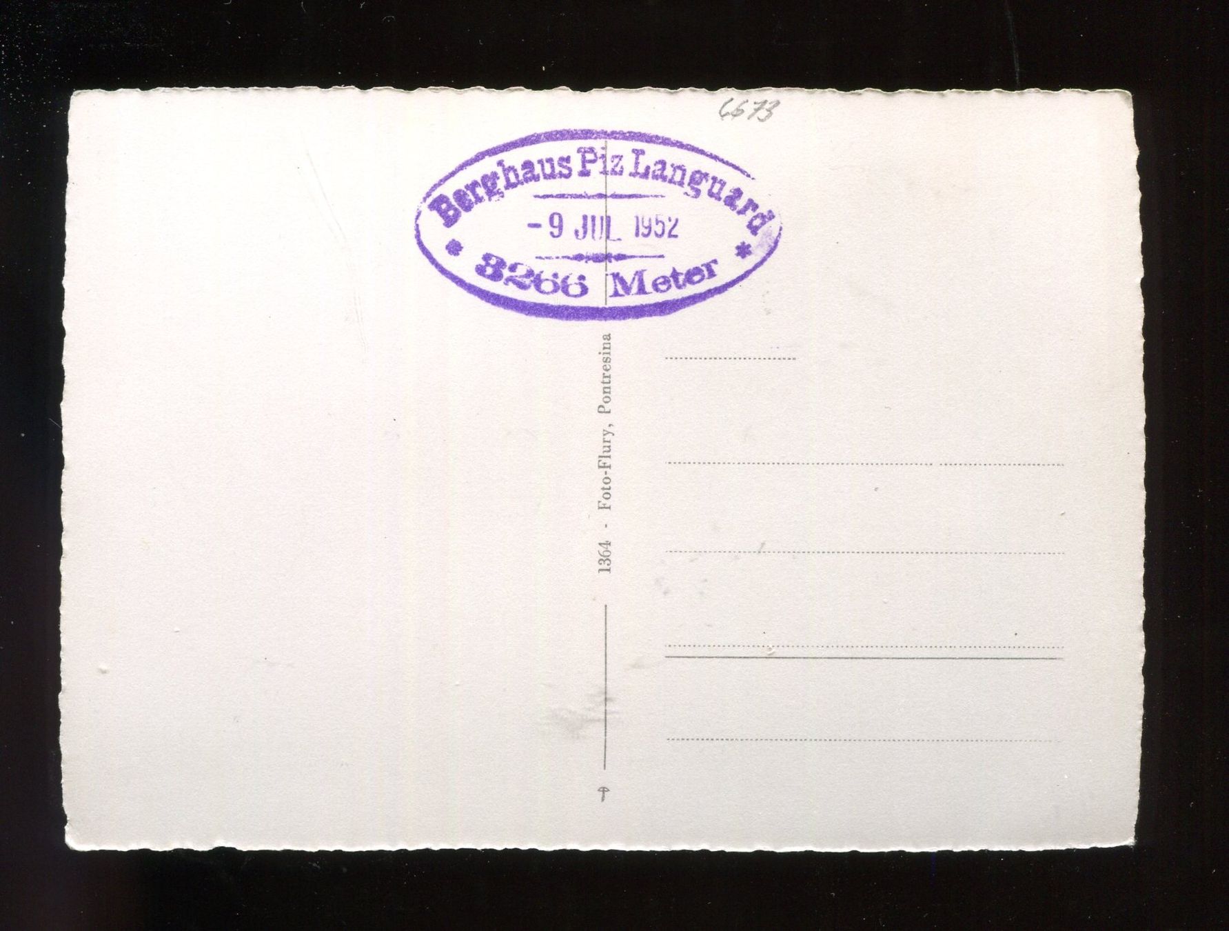 Cartoline postali: Pontresina, Piz Languard – Usato da Aarau venduto da Elmaar41 1