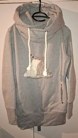 Langer Kapuzenpullover