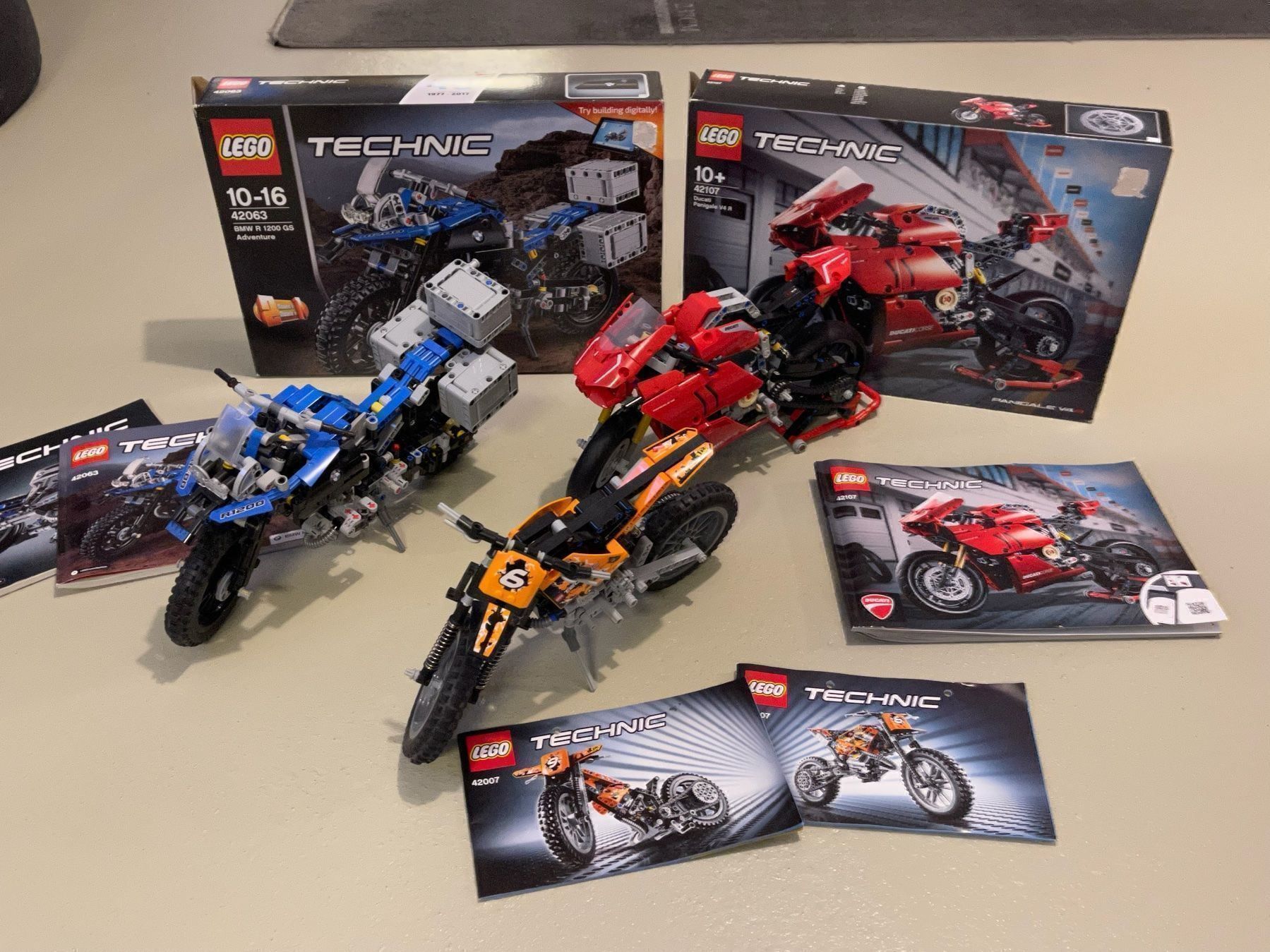 Technics Kit di costruzioni: 3x Lego Technics Motorräder !!!!!! – Usato da zeihen venduto da Racer-71