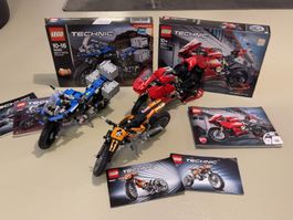 3x Lego Technics Motorräder !!!!!!