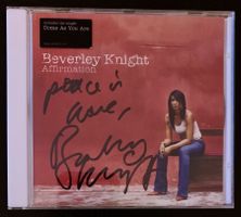 BEVERLY KNIGHT "Affirmation" CD SIGNIERT SIGNED! Funk Soul