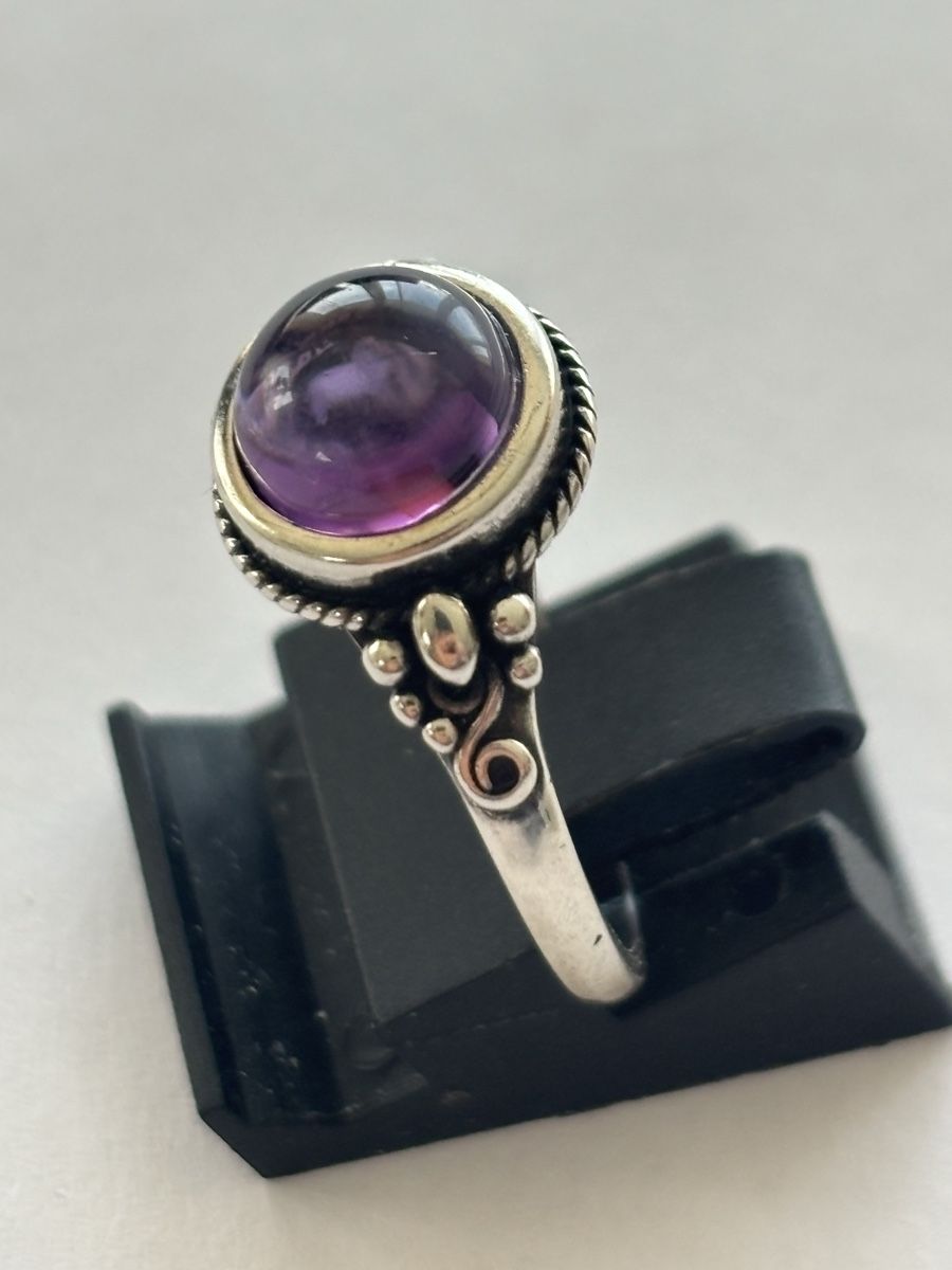 Anelli: Silberring 925 mit Amethyst , Top! (51) – Usato da Langnau am Albis venduto da flusspflege