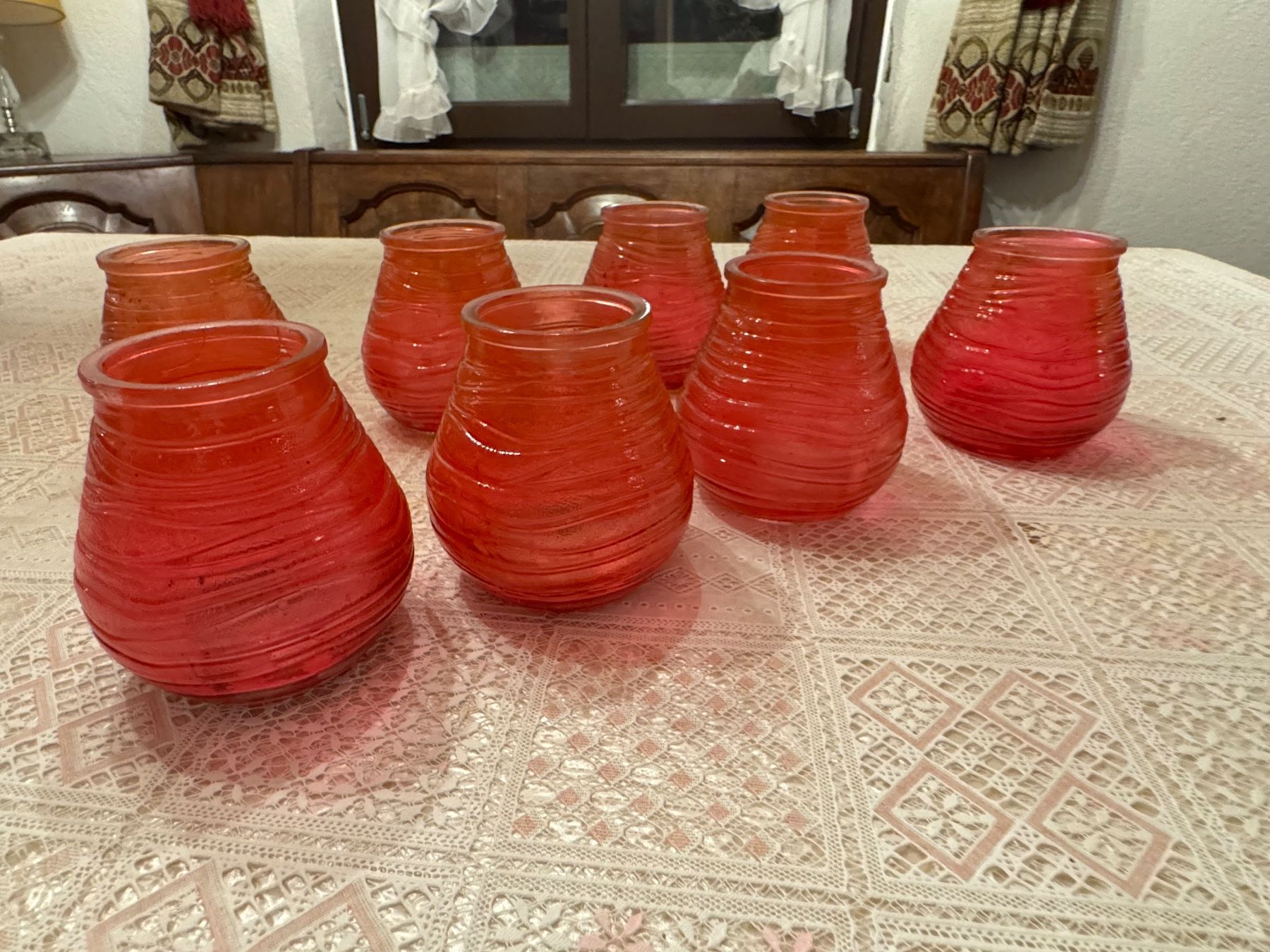 Kerzenständer: 8er Set Teelichthalter aus Glas – Gebraucht aus Winterthur von sportdisco2 6