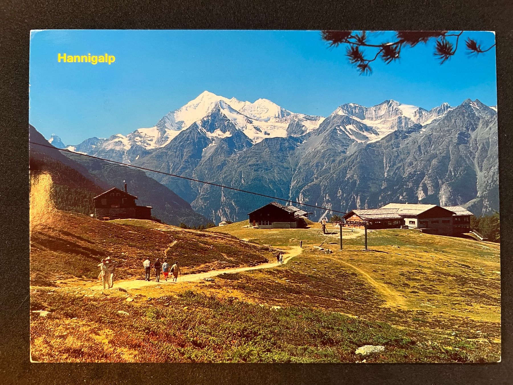 Ansichtskarten: Hannigalp 2114m bei Grächen, Wallis – Neu (gemäss Beschreibung) aus Widnau von Brusi9