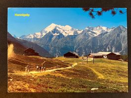 Hannigalp 2114m bei Grächen, Wallis