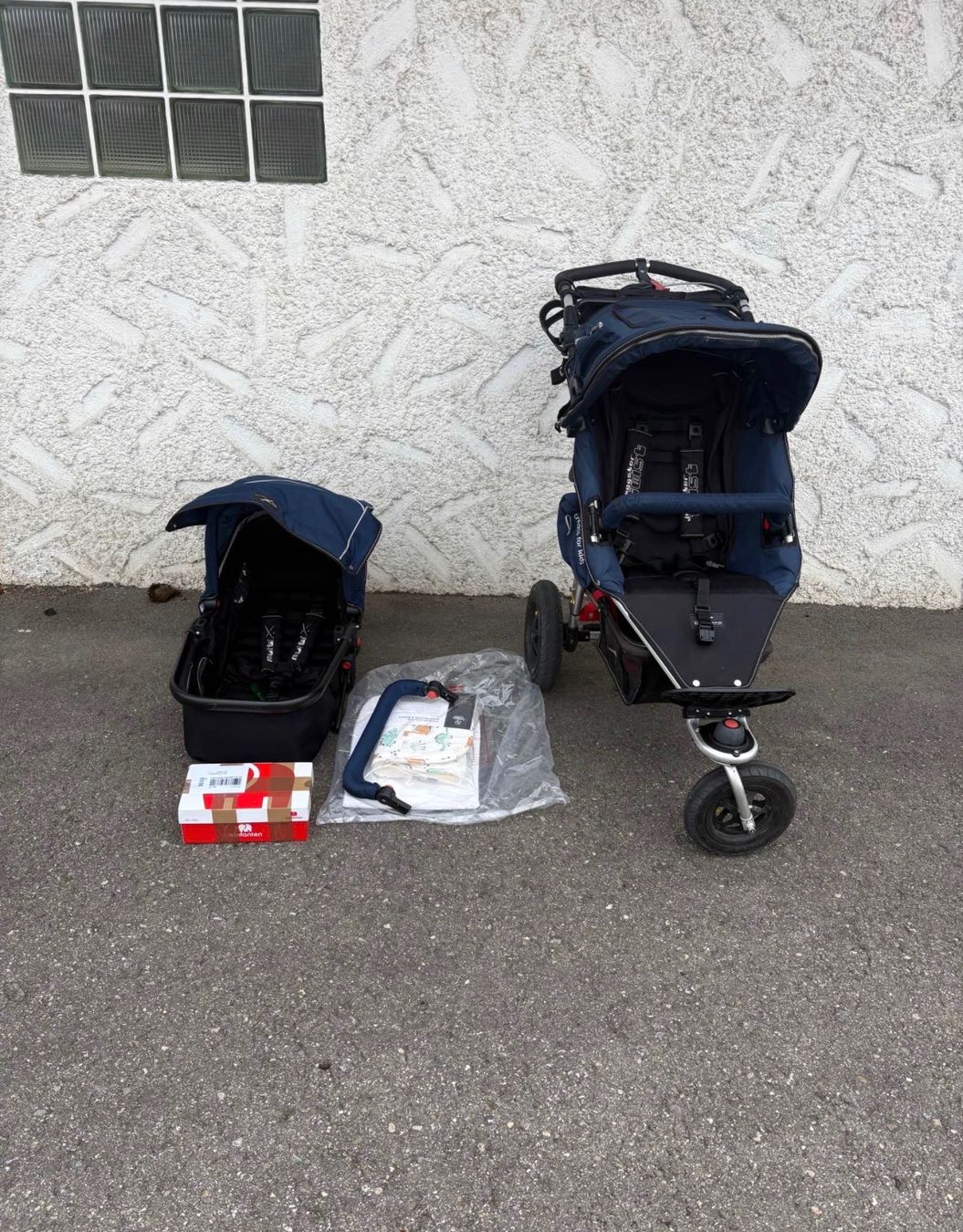 TFK Kinderwagen: Kinderwagen TFK  dunkelblau – Neu (gemäss Beschreibung) aus Tägerig von Sindy16
