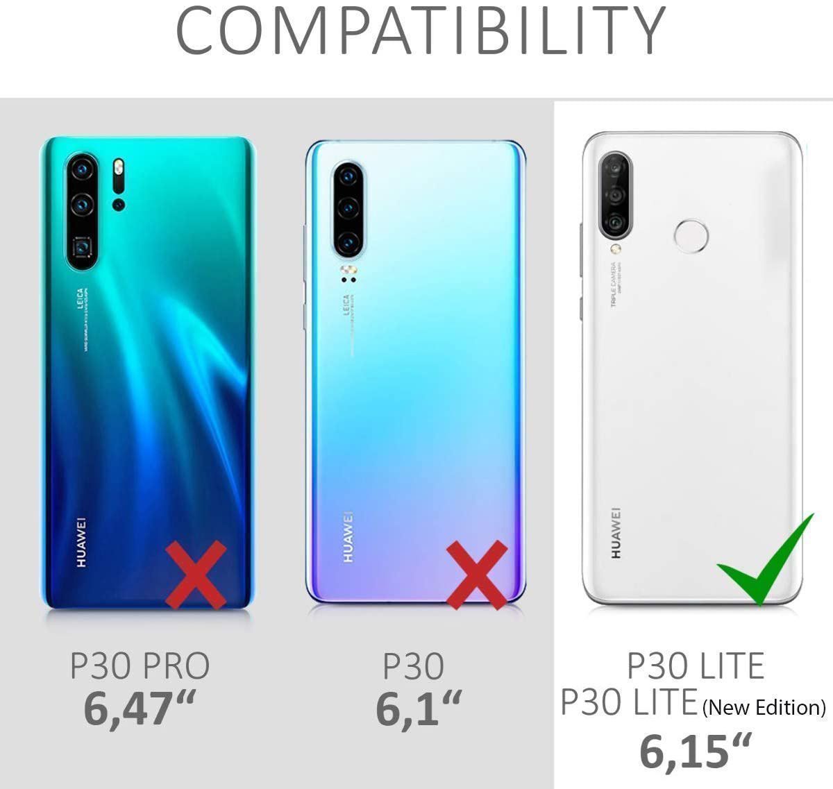 Cover & Protezioni schermo: Huawei P30 Lite / New Edition Hülle Etui Case Cover ROBUST – Nuovo e nell'imballaggio originale da Volketswil venduto da coverandmore 9