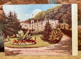 1906 Hotel Pension Villa Castagnola au Lac Lugano