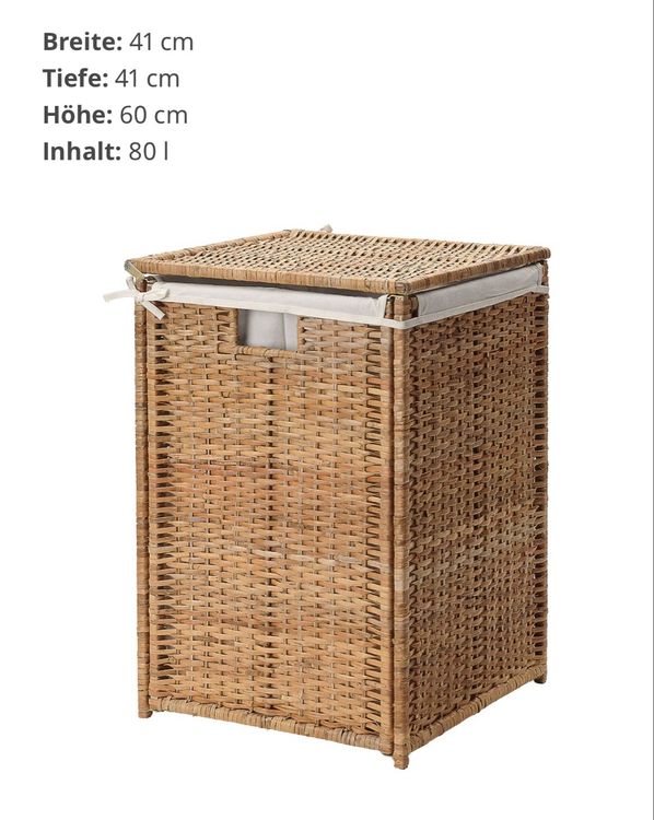 Rattan Waschekorb Ikea