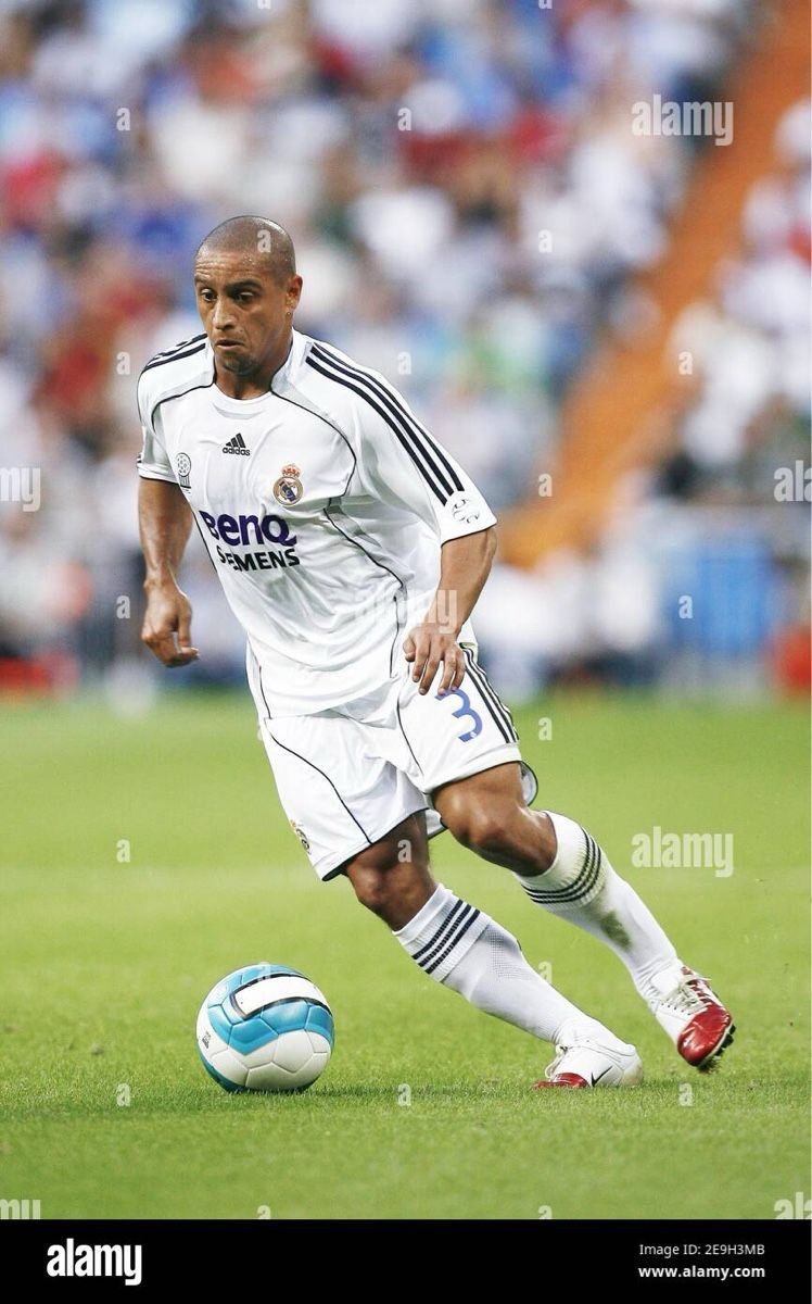Real Madrid Canottiere & Pantaloni: Original Real Madrid 2006/2007 Roberto Carlos – Usato da Windisch venduto da RealJerseys 2