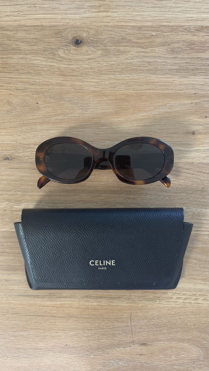 Celine Occhiali & Lenti: Celine Sonnenbrille Triomphe braun – Usato da Zürich venduto da eva_6f6t
