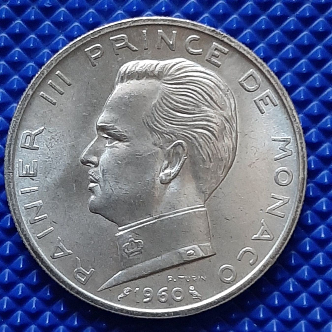 Tutti le monete: 5 Francs Monaco 1960 en argent – Usato da Carouge GE venduto da cecob0909 1