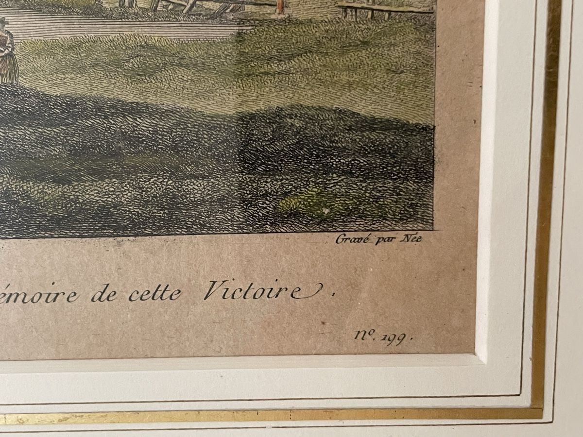 Incisioni: Antikes Bild: Vue de Morgarten, Vergoldet – Usato da Baar venduto da Nini043 3