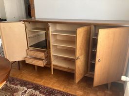 Meuble salon vintange en bois massif