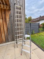 Aluminium Schiebeleiter und Trittleiter gebraucht
