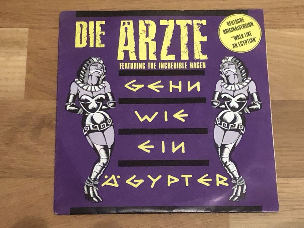 Ärzte. 1987. 7“ Single. Gehn Wie Ein Ägypter | Kaufen auf Ricardo