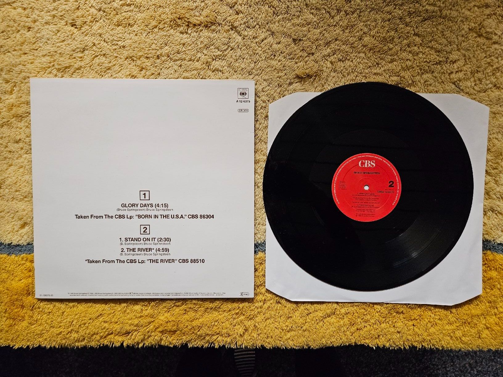 Schallplatten: Bruce Springsteen Maxi-Single - Glory Days – Neu (gemäss Beschreibung) aus Lyss von Alexine 1