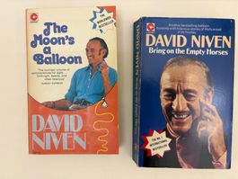 David Niven – 2 Bücher: "The Moon's a Balloon" & "Bring on t