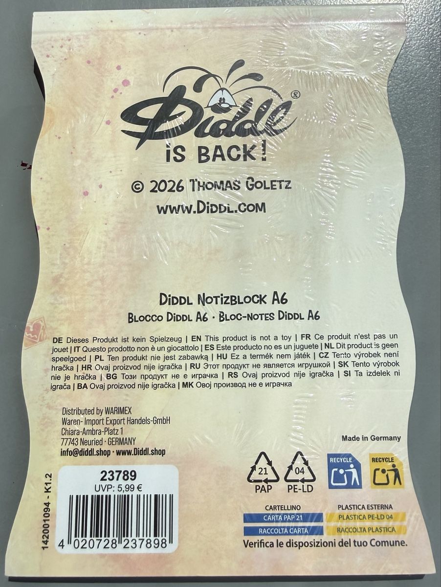 Blocchi: Diddl is back Block A6 OVP – Nuovo e nell'imballaggio originale da Winterthur venduto da vllmrlena 1