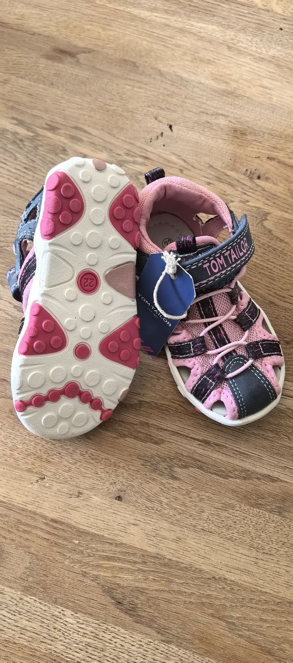 Tom Tailor Scarpe per ragazze: Kindersandalen der Marke Tom Tailor – Nuovo e nell'imballaggio originale da Murten venduto da Musterschwiegersohn