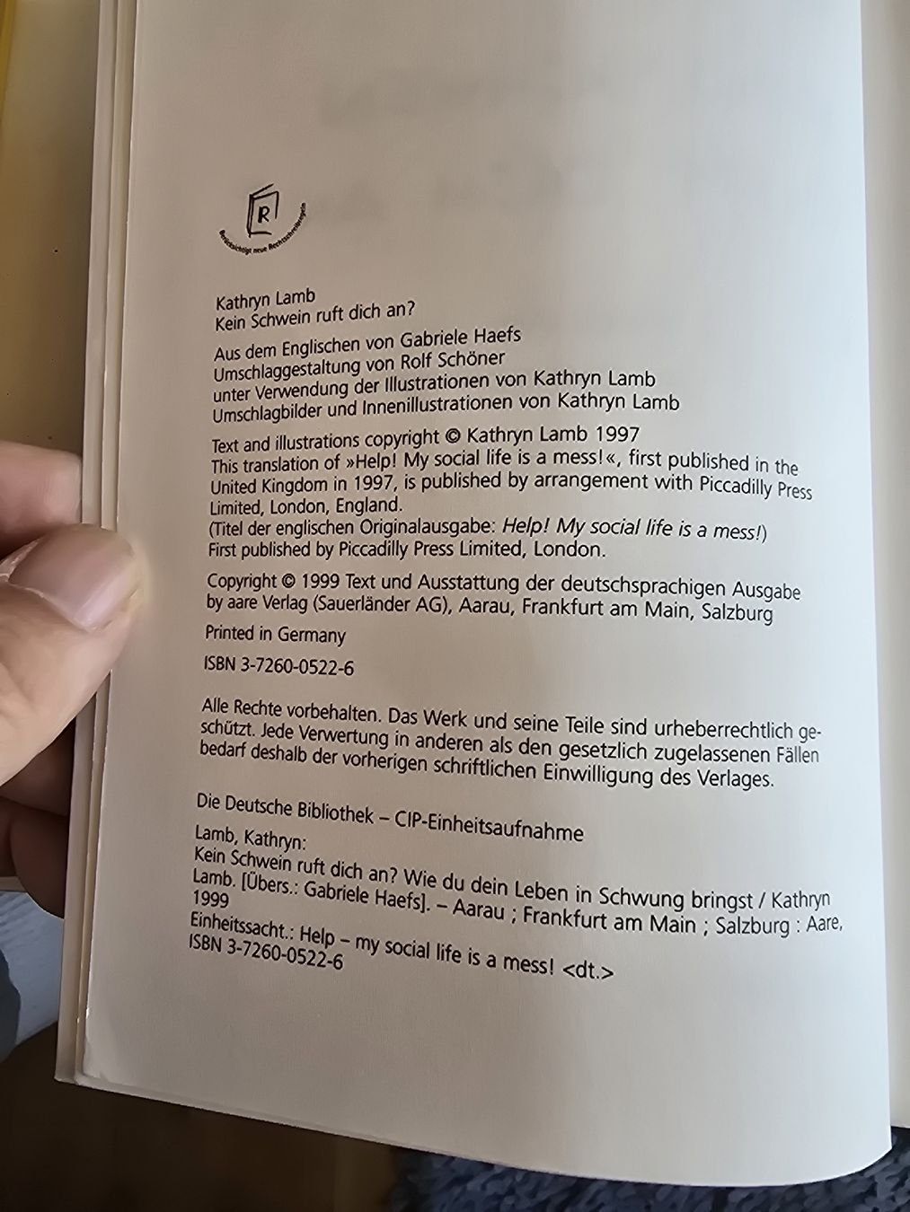 Libri: Ratgeber: Kein Schwein ruft dich an? – Usato da Oberbüren venduto da Elk2025 3