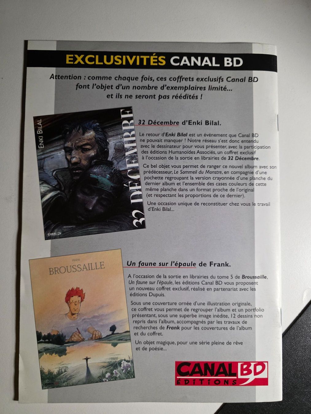 Fumetti: Comic Magazine BD -2003 französisch – Usato da Walterswil BE venduto da Lonitti 8