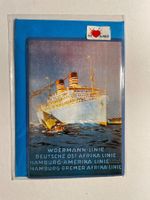 Blechschild Woermann-Linie Deutsche Ost-Afrika Hamburg
