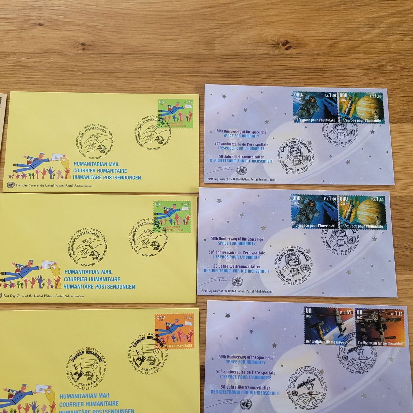 Tous les timbres: Los Mit FDC uno ONU – D'occasion à Biel/Bienne par Destockweb 3