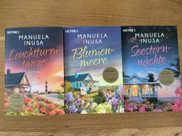 Manuela Inusa Coastlines Reihe Band 1 - 3  Leuchtturmnächte