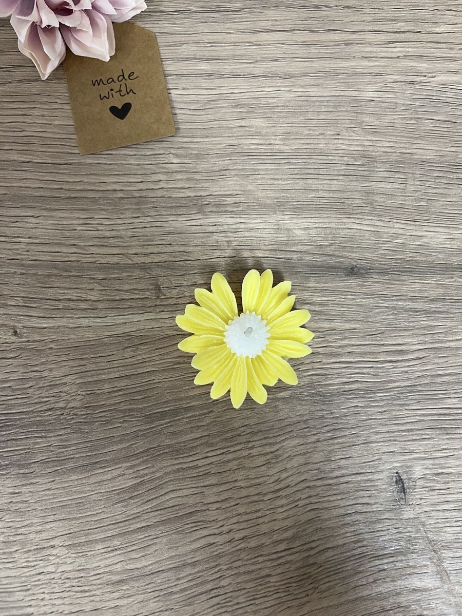Candele: Blumenkerze gelb, handgemacht – Nuovo (secondo la descrizione) da Frick venduto da van_2dhd 1