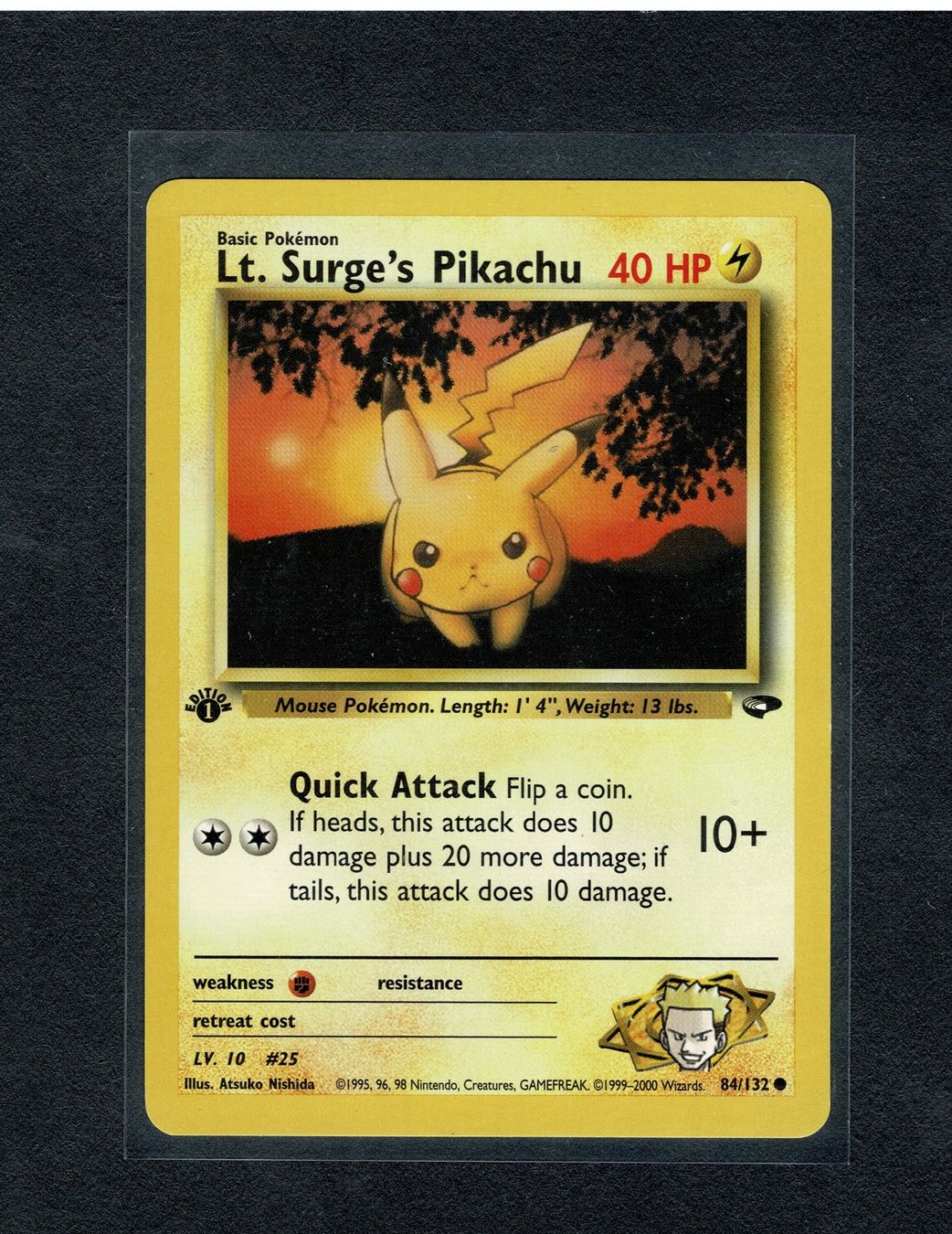 Pokémon Carte collezionabili: Lt. Surge's Pikachu - 1st edition Gym Challenge – Usato da Giubiasco venduto da rude01