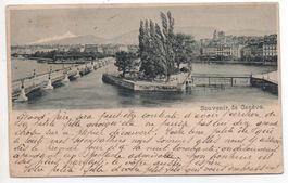 Souvenir de GENÈVE gel. 1900 n. Antony