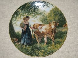 Sammlerteller "Auf dem Felde", Rudolf Koller, limitiert.