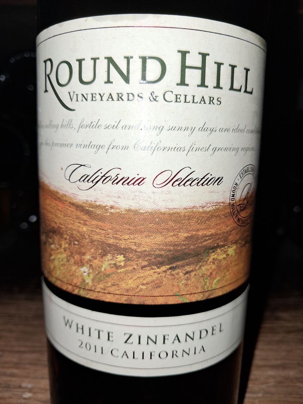 Vino: Round hill selection white zinfandel rosé 2011 – Nuovo e nell'imballaggio originale da Le locle venduto da juliensaran