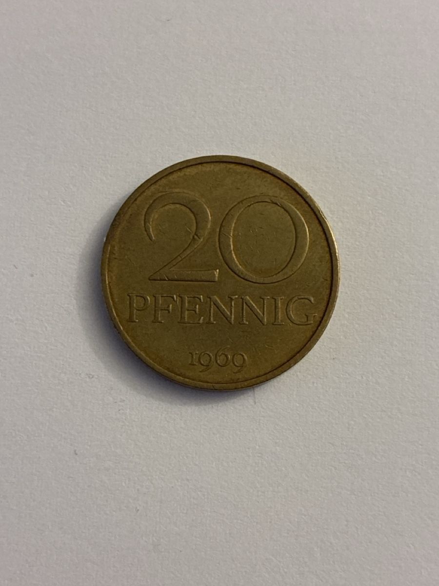 Alle Münzen: Nr. 83: 20 deutsche Pfennig, 1983 – Gebraucht aus Burgdorf von Yakari5165