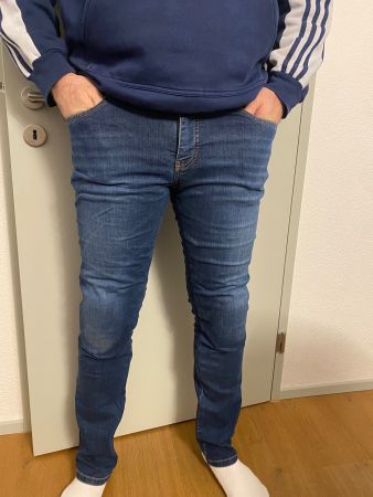 IXS Motorrad Herren Jeans, Slim Fit, W36/L34