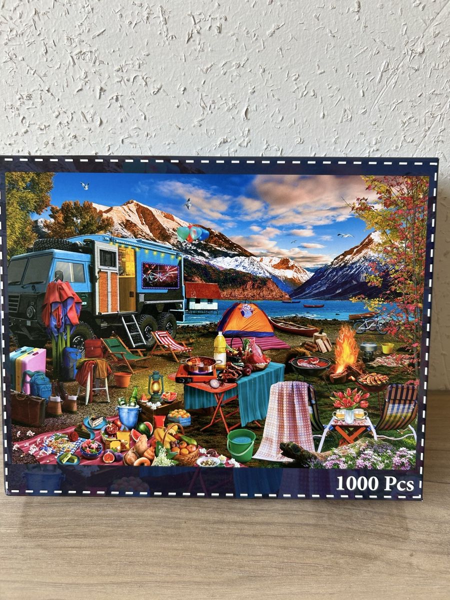 Puzzle: Puzzle 1000 Teile  von Schmidt Camping – Usato da Möhlin venduto da marina1997