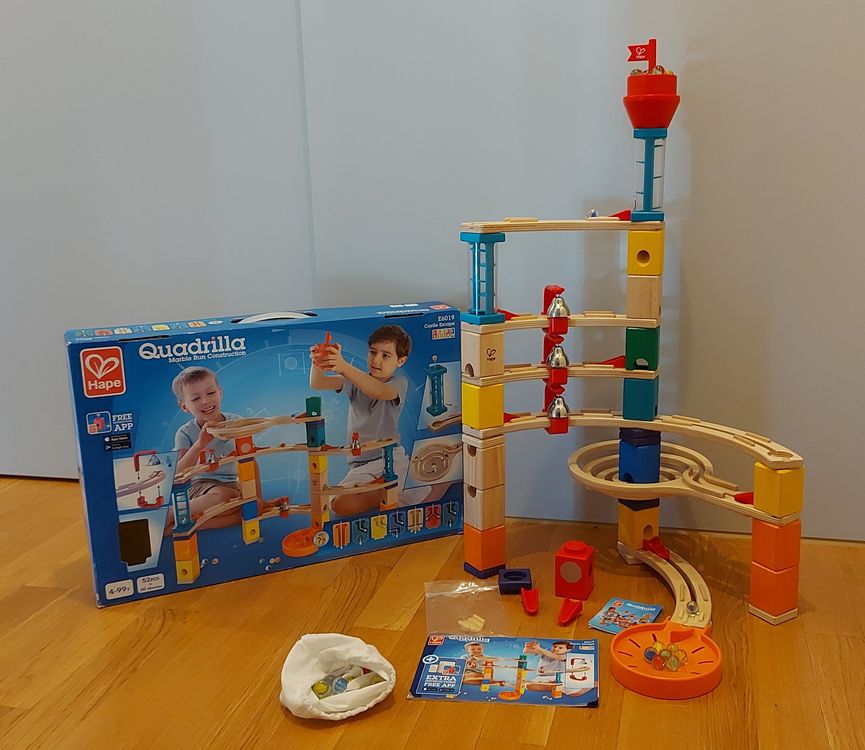 Hape E6019 - Quadrilla Kugelbahn, Murmelbahn Mit OVP | Kaufen Auf Ricardo