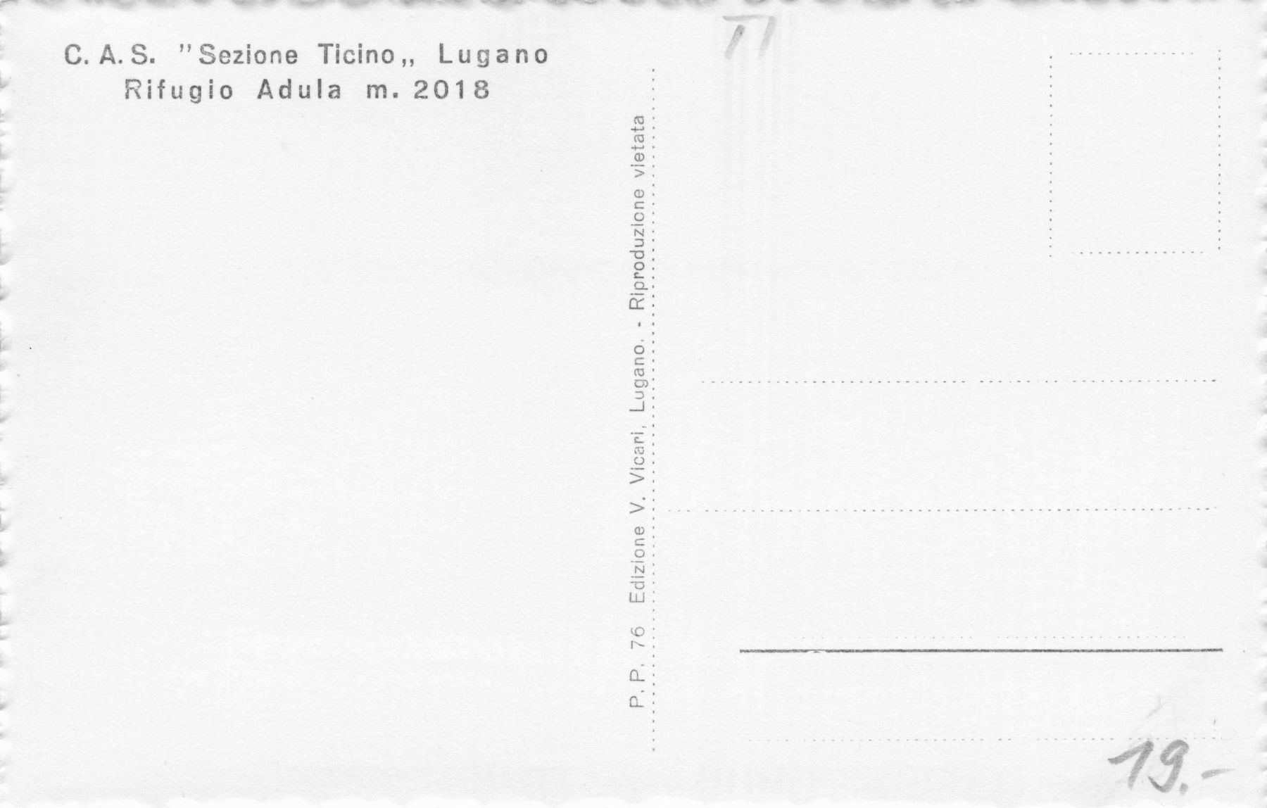 Cartes postales: Adula capanna – D'occasion à Biasca par Blenio71 1