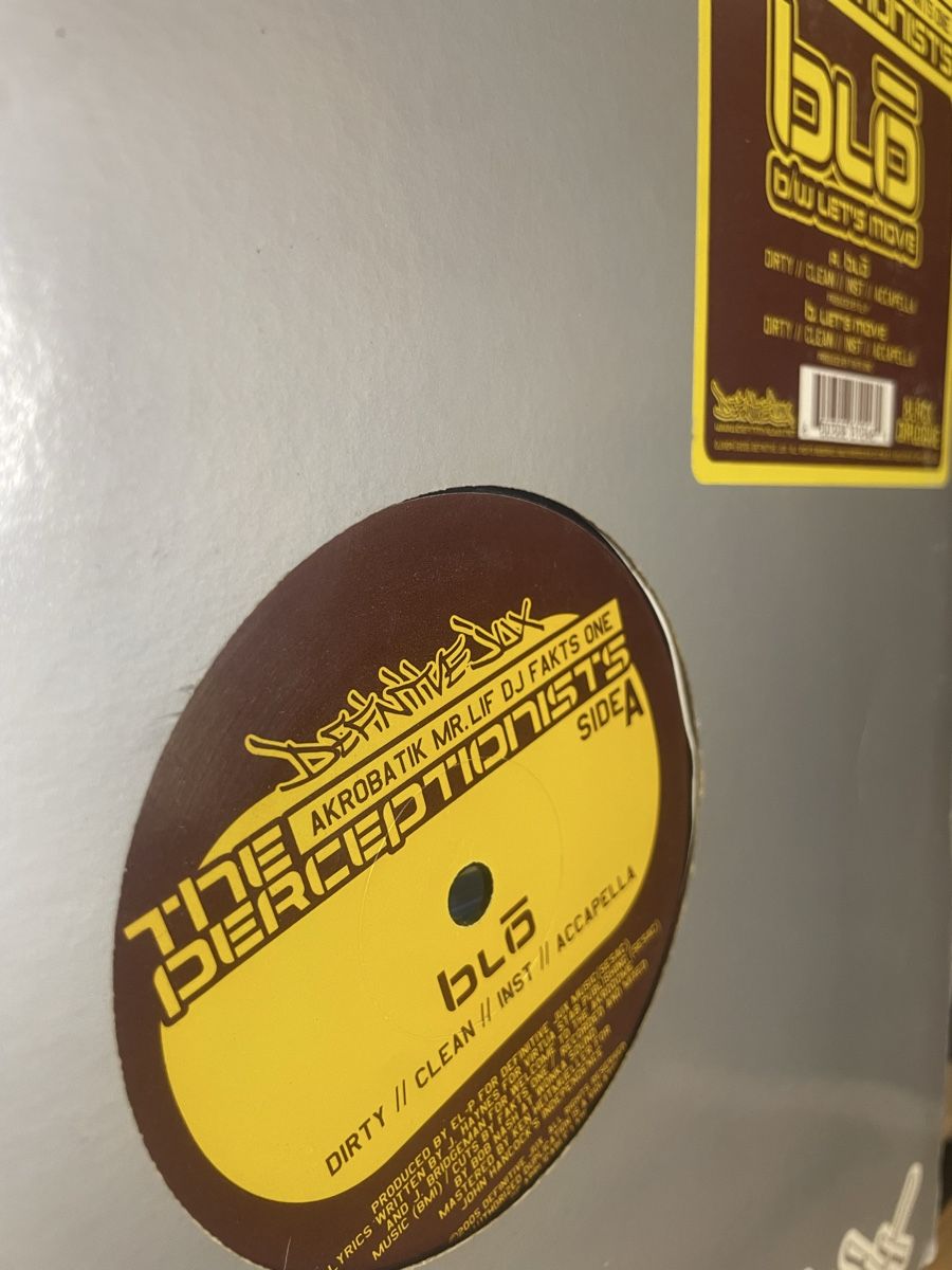 Dischi in vinile: Blō - The Preceptionists / let’s move  – Usato da Glarus venduto da PICKER-GENIUS 1