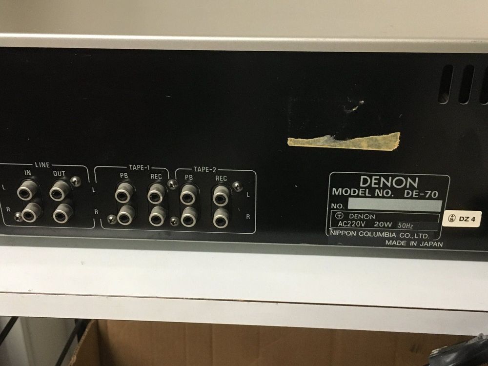 DENON DE70 Stereo Graphic Equalizer Kaufen auf Ricardo