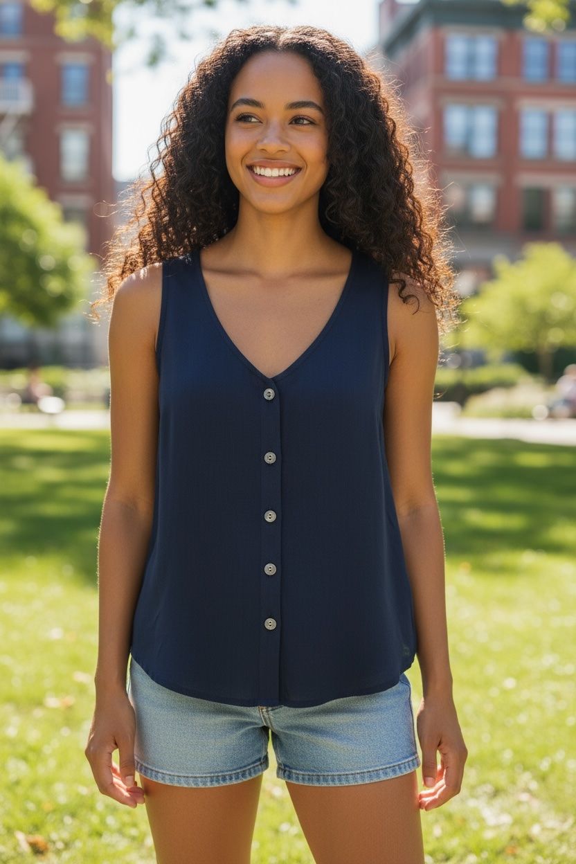 Esprit Top: Esprit top marine - neuf - taille 32 – Nuovo e nell'imballaggio originale da Vuisternens-Romont venduto da gol_xp6p