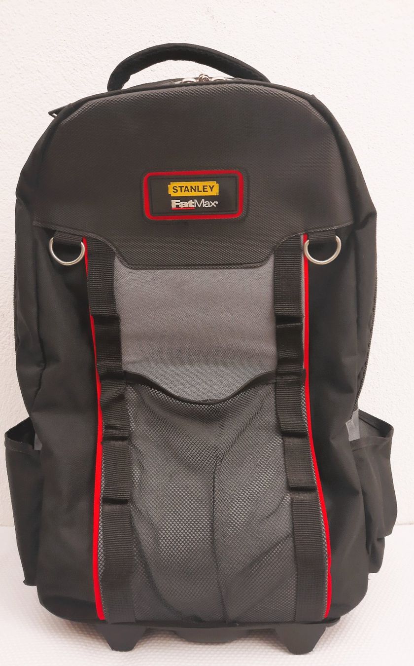 Stanley Valigie & Borse: STANLEY Werkzeugtrolley FATMAX Rucksack & Teleskopgriff – Usato da Kleindöttingen venduto da Loorev 1