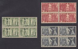 1955 Satz 4er  Sympolische   3Fr.+5Fr.+10Fr.   Postfrisch **