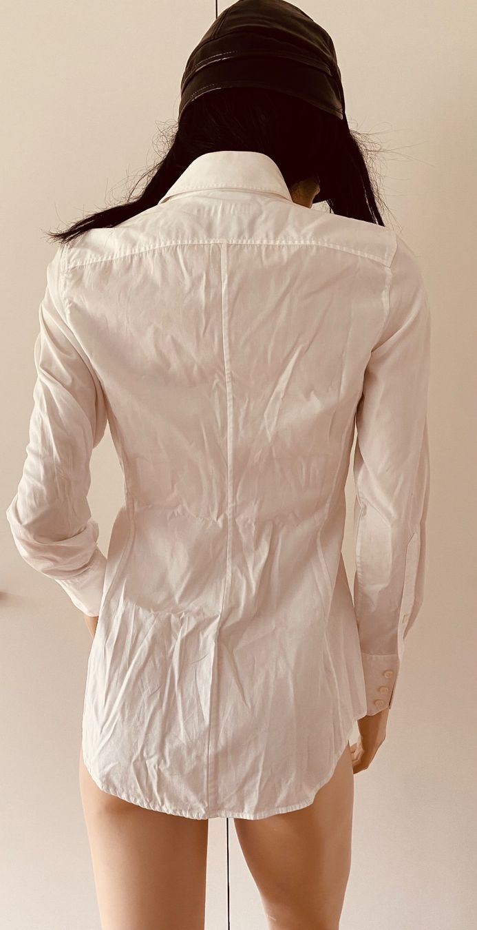 Camicette: DSQUARED BLOUSE WHITE – Nuovo e nell'imballaggio originale da Walchwil venduto da Finibaci 1